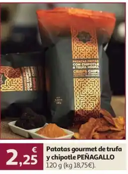 Alcampo Peñagallo patatas gourmet de trufa y chipotle oferta