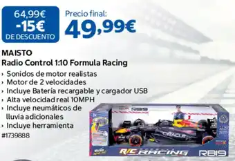 Maisto radio control 1:10 formula racing