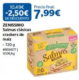 Costco Zenissimo salmas clásicas crackers de maíz oferta