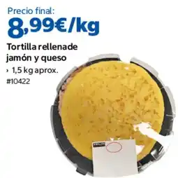 Costco Tortilla rellenade jamón y queso oferta