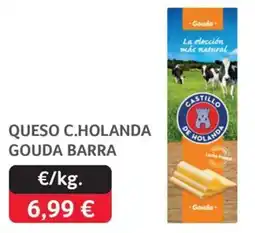GM Cash & Carry Castillo de Holanda queso gouda barra oferta