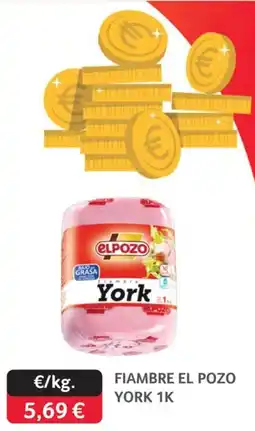 GM Cash & Carry El Pozo fiambre york oferta