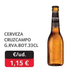 GM Cash & Carry Cerveza Cruzcampo oferta