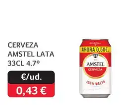 GM Cash & Carry Amstel cerveza lata oferta