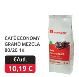 GM Cash & Carry economy café grano mezcla 80/20 oferta