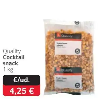 Quality cocktail snack