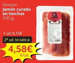 GM Cash & Carry Almirez jamón curado en lonchas oferta