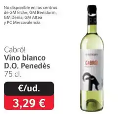 GM Cash & Carry Cabró! Vino blanco oferta