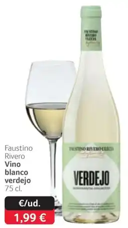 GM Cash & Carry Faustino Rivero Vino blanco verdejo oferta