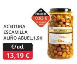 GM Cash & Carry Escamilla aceituna aliño abuel oferta