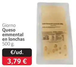GM Cash & Carry Giorno queso emmental en lonchas oferta