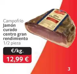 GM Cash & Carry Campofrío jamón curado centro gran rendimiento oferta