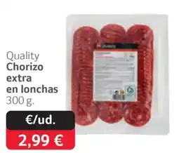 GM Cash & Carry Quality Chorizo extra en lonchas oferta