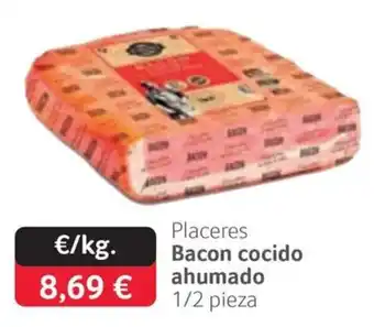 Placeres Bacon cocido ahumado