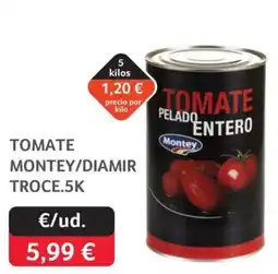 GM Cash & Carry Montey tomate pelado entero oferta