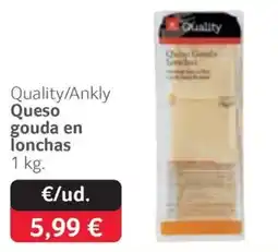 GM Cash & Carry Quality queso gouda en lonchas oferta