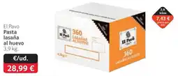 GM Cash & Carry El Pavo pasta lasaña al huevo oferta