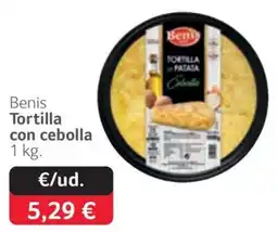 GM Cash & Carry Benis tortilla con cebolla oferta