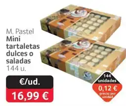 GM Cash & Carry M. Pastel mini tartaletas dulces o saladas oferta