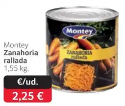 GM Cash & Carry Montey zanahoria rallada oferta