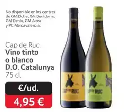 GM Cash & Carry Cap de Ruc vino tinto o blanco oferta