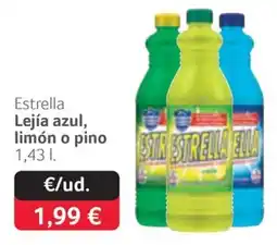 GM Cash & Carry Estrella lejía azul, limón o pino oferta