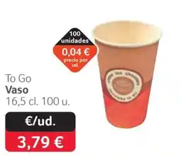 GM Cash & Carry To Go Vaso oferta