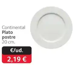 GM Cash & Carry Continental Plato postre oferta