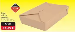 GM Cash & Carry Caja micro americ. oferta