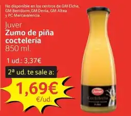 GM Cash & Carry Juver zumo de piña coctelería oferta