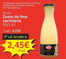 GM Cash & Carry Juver zumo de lima coctelería oferta