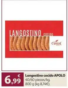 Alcampo Apolo - langostino cocido oferta
