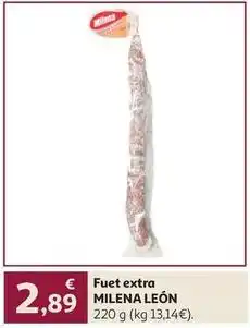 Alcampo Fuet extra oferta