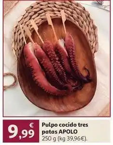 Alcampo Apolo - pulpo cocido tres patas oferta