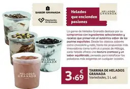 Alcampo Tarrina de helados granada oferta