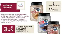 Alcampo El artesano - tarrinas de helado de nordvik oferta
