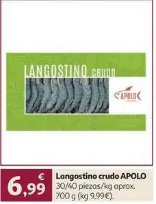Alcampo Apolo - langostino crudo oferta