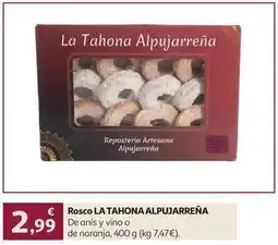 Alcampo Rosco alpujarreña oferta