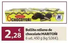 Alcampo Bollito relleno de chocolate oferta