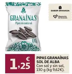 Alcampo Sol - pipas granañas oferta