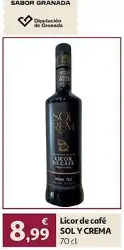 Alcampo Sol - licor de café oferta