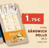 Masymas Vital - sandwich pollo oferta