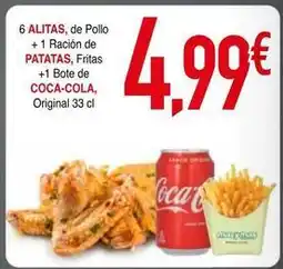 Masymas Coca-cola - 6 alitas oferta