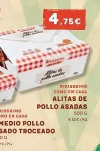 Masymas Rikisssimo - alitas de pollo asadas oferta