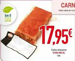 Masymas Callos artesanos oferta