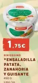 Masymas Rikisssimo - ensaladilla patata, zanahoria y guisante oferta