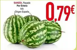 Masymas Origen - sandía, rayada por entera oferta