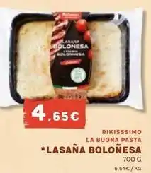 Masymas Rikisssimo - lasana bolonesa oferta
