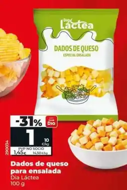 Dia Dia lactea - dados de queso para ensalada oferta
