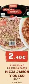 Masymas Rikisssimo - pizza jamón y queso oferta